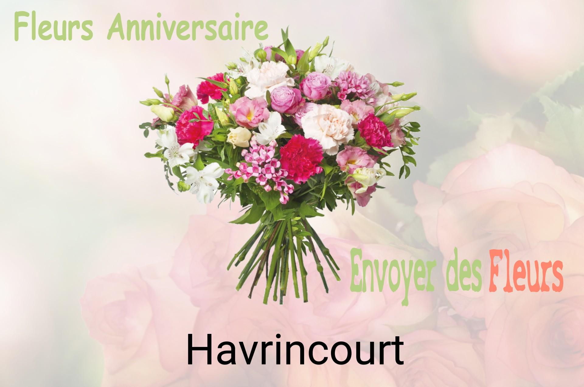 Bouquet de fleurs d’anniversaire livré à Havrincourt