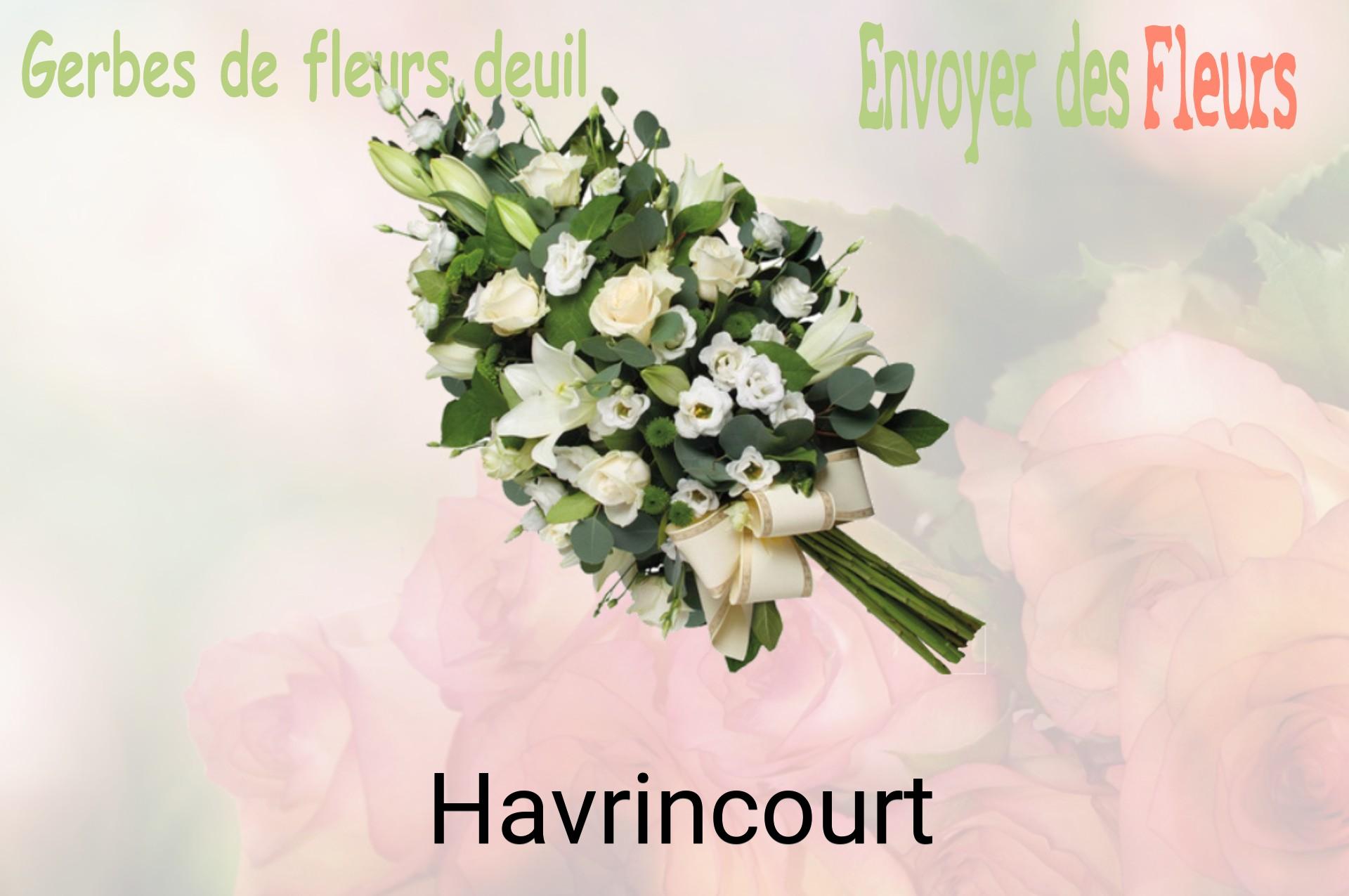 Gerbe de fleurs de deuil livrée à Havrincourt